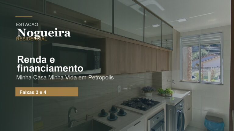 Capa personalizada do Estação Nogueira sobre renda e financiamento Minha Casa Minha Vida